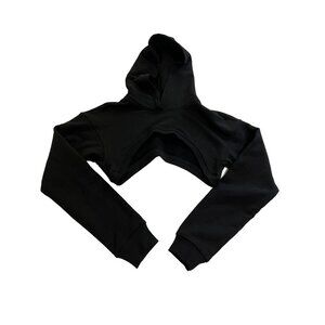 Khy Black Cropped Hoodie